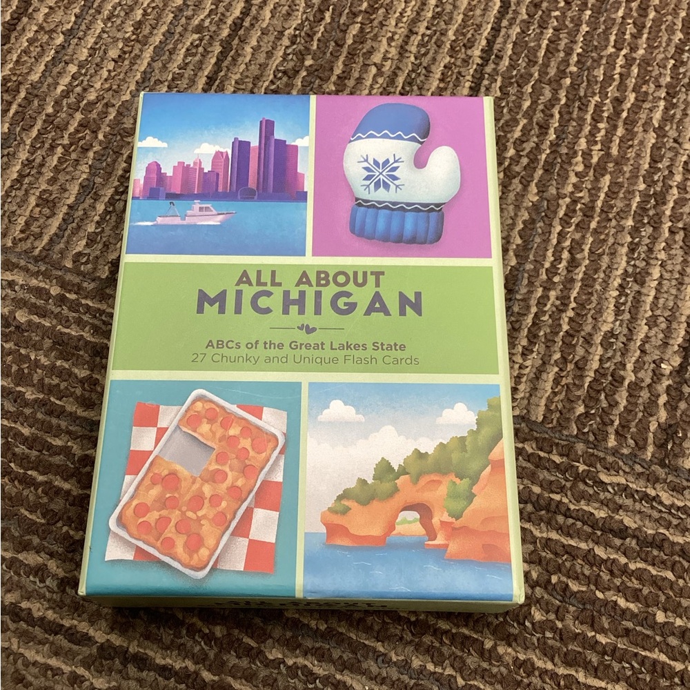 All About Michigan Flash Cards